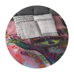 Dawhud Direct 50" X 60" Colorful Dean Russo Raccoon Fleece Throw Blanket For Women, Men And Kids -Home Decoration Store GUEST acce94b1 9215 4200 b6a7 6f8283ada513