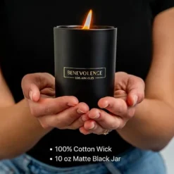 Benevolence LA Black Wax Scented Candle -Home Decoration Store GUEST acef9185 b52c 4295 bf3c 07f6ecf4fce0
