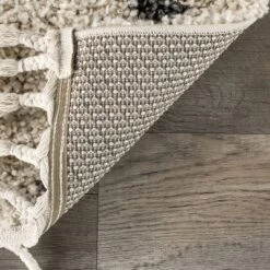 NuLOOM Michelle Diamond Trellis Tassel Area Rug -Home Decoration Store GUEST ae5a8594 2bfa 4f4b b74a 086a379da5e8