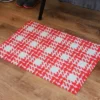 2'x3' ColorStar Hook Knit Door Mat Red - Bungalow Flooring -Home Decoration Store GUEST aedc7dbe f56c 4eca 8542 2bf284f5bf51