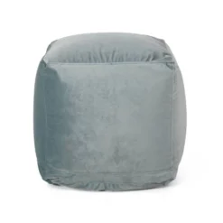 Caney Modern Velveteen Cube Pouf - Christopher Knight Home -Home Decoration Store GUEST aee377e1 206d 451c 8fe7 d307126076be