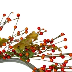 Northlight Orange Berries And Yellow Leaves Fall Harvest Artificial Wreath, 22" -Home Decoration Store GUEST af4c873c ab90 4a14 98c2 02fd09bc62b8