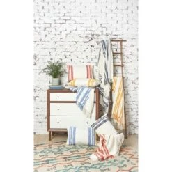 Carol & Frank Morgan Hibiscus Pink Woven Throw Pillow -Home Decoration Store GUEST afcf10b9 d1ad 4c6d 894b 608003e425ee