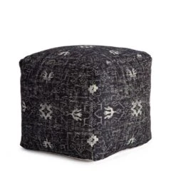 Tamarindo Pouf Black/White - Anji Mountain