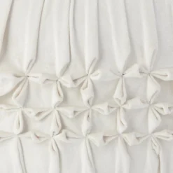 Mina Victory Sofia Pin Tuck Velvet Indoor 20"X20"X12" Pouf -Home Decoration Store GUEST b0fd5ee6 dcef 415c bdbe 56b08216f033