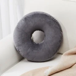 Cheer Collection 16" Round Donut Shaped Throw Pillow -Home Decoration Store GUEST b50c0c7a f252 4298 8ba2 47c77f8d920b