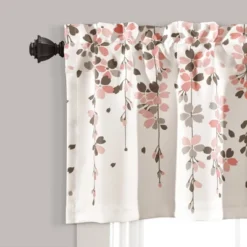 18"x52" Weeping Flower Valance - Lush Décor
