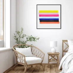 30" X 30" Linear Illusions III By Christine Essue Framed Canvas Wall Art Print - Amanti Art -Home Decoration Store GUEST b628002c d353 4990 a0d1 87dfcf562ae5