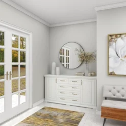 17" X 7.5" Terracotta Vase White - Olivia & May -Home Decoration Store GUEST b690bebb e56b 4c58 9ae4 362c8d6937e0