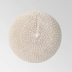 Alwes Knitted Pouf - Christopher Knight Home -Home Decoration Store GUEST b6df03c4 11b6 4904 a493 c35ad2319b57