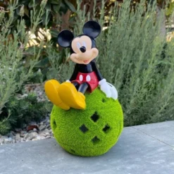 Disney 10" Stone Mickey Mouse Sitting On Flocked Ball Garden Statue 9 Disney 10" Stone Mickey Mouse Sitting On Flocked Ball Garden Statue -Home Decoration Store GUEST b74f5206 4856 426b a73c 603c3c7e4ba4