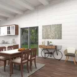 Metal Tree Wall Decor With Embossed Design Set Of 4 Brown - Olivia & May -Home Decoration Store GUEST b79ef81d 8a67 48e3 98c8 abc42189d388