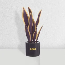 Forever Leaf LSU Faux Snake Plant, Indoor Artificial Plant For Home Decor