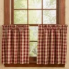 Park Designs York Window Tiers - Wine - 24"