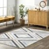 NuLOOM Akari Transitional Diamond Machine Washable Area Rug -Home Decoration Store GUEST b96a49f0 32e3 40a5 818c 705e0b69b2a8