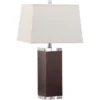 (Set Of 2) 27" Deco Leather Table Lamp Brown (Includes CFL Light Bulb) - Safavieh -Home Decoration Store GUEST c23567b6 bce9 406c bd36 6d4964839671