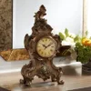Kensington Hill Taryn Vintage Style 16 1/4" High Table Clock -Home Decoration Store GUEST c5688090 0a5a 4e4a b620 3c450f399c18