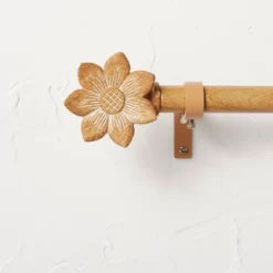 Flower Faux Wood Curtain Rod Natural Wood - Opalhouse™ Designed With Jungalow™ 9 Flower Faux Wood Curtain Rod Natural Wood - Opalhouse™ Designed With Jungalow™ -Home Decoration Store GUEST c5b5a613 8f9b 4e84 9eff 5ca6e3369a7b