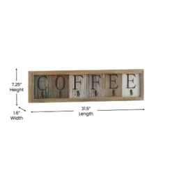Merrick Lane Pheltz Wooden Wall Mount 6 Cup Distressed Wood Grain Printed COFFEE Mug Organizer With Metal Hanging Hooks, No Assembly Required 14 Merrick Lane Pheltz Wooden Wall Mount 6 Cup Distressed Wood Grain Printed COFFEE Mug Organizer With Metal Hanging Hooks, No Assembly Required -Home Decoration Store GUEST c5dd7179 36fa 4138 8023 8145670fbf8b