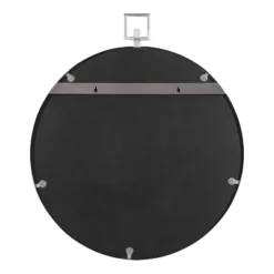 24" X 28" Tabb Round Framed Decorative Wall Mirror Silver - Kate & Laurel All Things Decor -Home Decoration Store GUEST c64ce247 fe82 4064 92b1 7ebc8e32b18d