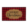 Evergreen Buffalo Check Christmas Indoor Outdoor Natural Coir Doormat 1'4"x2'4" Red -Home Decoration Store GUEST c7dab630 0f8e 4101 9c78 2a1361b9a43e