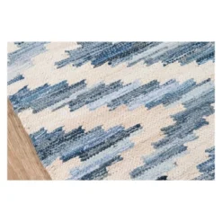 2'3"x8' Runner Geometric Woven Blue - Novogratz By Momeni -Home Decoration Store GUEST c7f7cbd8 3fbb 4b93 9fef 9696bf453e2d