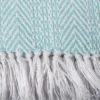 50"x60" Herringbone Striped Throw Blanket - Design Imports
