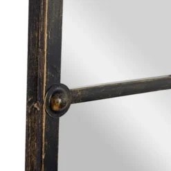 Metal Window Pane Inspired Wall Mirror With Arched Tops And Studs Black - Olivia & May -Home Decoration Store GUEST cb05f0aa 5ff1 487a bdf5 f5e8202bbb45