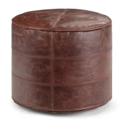 Darian Round Pouf - WyndenHall -Home Decoration Store GUEST cc54d251 85d0 4e98 977f 94d50ec4e881