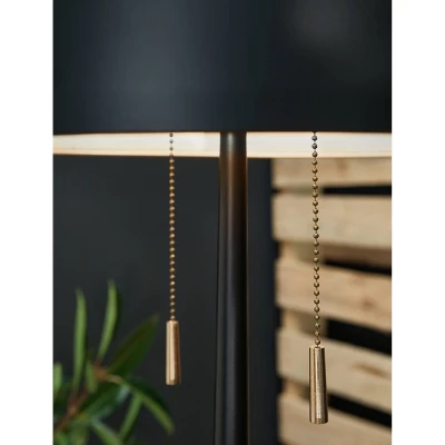 Amadell Metal Floor Lamp Black/Gold - Signature Design By Ashley 4 Amadell Metal Floor Lamp Black/Gold - Signature Design By Ashley - Image 2