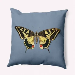 16"x16" Butterfly Square Throw Pillow - E By Design -Home Decoration Store GUEST cfecfdde ef82 456c 9c44 79d81911957a