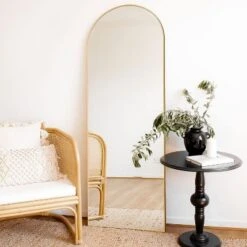 Muse Oversize Floor Mirror,Arch Full Length Mirror With Aluminum Alloy Framed Full Length Mirror For Hanging Or Standing-The Pop Home -Home Decoration Store GUEST d2a12bd2 b2ed 4800 a874 dd24e78eafef