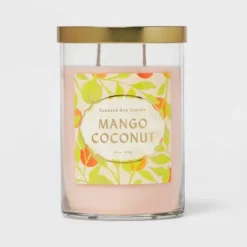 Glass Jar Mango Coconut Candle - Opalhouse™ -Home Decoration Store GUEST d5df7935 c4d2 412c 8399 c3cca94db9a0