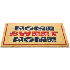 Northlight Red And Blue Americana Home Sweet Home Coir Outdoor Doormat 18" X 30" -Home Decoration Store GUEST d6788791 fb03 46c2 b666 f9b0bcf4d22a