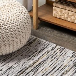 JONATHAN Y Loom Modern Strie' Solid & Striped Indoor Area Rug -Home Decoration Store GUEST d75c0471 624f 40ba a279 8912431e3dff