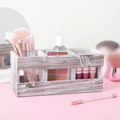 Juvale 3 Compartment Wooden Desk Organizer Caddy For Home And Office Supplies, Accessories For Farmhouse Classroom Decor, 9.5 X 4.25 In -Home Decoration Store GUEST d7ee8f93 14b2 419c 8e4a a497c140a5aa