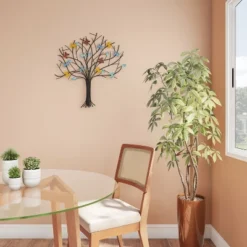 Hastings Home Hand Painted Tree Of Life Butterfly Metal Wall Art -Home Decoration Store GUEST d82c8bc2 1836 4f55 8fc0 a0bb27d3b212