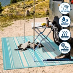 Haynes Modern Double Stripe Indoor/Outdoor Area Rug - JONATHAN Y -Home Decoration Store GUEST d8a5fc4c 8198 42e9 bd4b 3ce97406f624