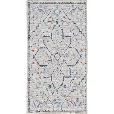 Nicole Curtis Machine Washable Series 1 Farmhouse Medallion Indoor Rug 12 Nicole Curtis Machine Washable Series 1 Farmhouse Medallion Indoor Rug - Image 10