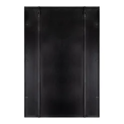 20" X 30" Jackson Metal Framed Decorative Wall Mirror With Shelf Black - Kate & Laurel All Things Decor -Home Decoration Store GUEST d9e500cd cbe0 4358 aaba b2047ebe8063