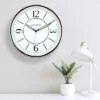 Analog 13.8" Vintage Retro Chrome Quartz Accurate Wall Clock - Crosley -Home Decoration Store GUEST dad8f1fa 36be 4db9 93da da2e4c153fa5