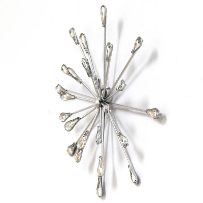 (Set Of 3) 10" X 10" Acrylic Burst Wall Decor - Stratton Home Décor 3 (Set Of 3) 10" X 10" Acrylic Burst Wall Decor - Stratton Home Décor