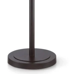 Franklin Iron Works Alamo Industrial Rustic Floor Lamp 62" Tall Bronze Metal Sheer Organza Outer Linen Fabric Inner Double Drum Shade For Living Room -Home Decoration Store GUEST e2231f23 36db 4f96 9b05 caa2cce926cf