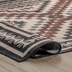 NuLOOM Leighton Machine Washable Southwestern Medallion Area Rug -Home Decoration Store GUEST e2ce2eda 963b 4433 a14a dabca283f171