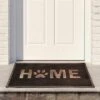 Northlight Gold Finish "Home" With Paw Print Rubber Doormat 18" X 30" -Home Decoration Store GUEST e37849ff bf12 443b a919 56d35ba541d0