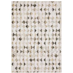 Marcel Geometric Animal Print Area Rug Beige/Brown - Captiv8e Designs -Home Decoration Store GUEST e3c2288d 16f0 4a22 8322 86eee079af32