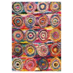Kindra Circles Shaggy Area Rug - NuLOOM -Home Decoration Store GUEST e9b66c5a 0453 46d6 8128 1534e0461d50