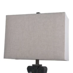 Brampton Open Scroll Design Table Lamp With Rectangle Shade Blue - StyleCraft -Home Decoration Store GUEST e9f8f335 4f47 4c14 b3bf 6a5590ba6dd1