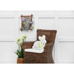 C&F Home 14" Floral Easter Bunny Spring Shaped Throw Pillow -Home Decoration Store GUEST ea32bf67 963b 4f18 ba65 fb0d9c039b01