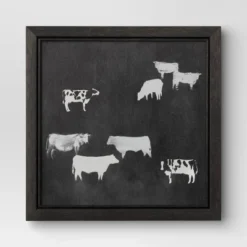 (Set Of 2) 12" X 12" Cow Collection II Framed Wall Canvases - Threshold™ -Home Decoration Store GUEST eba1d89c 78cc 4c5b 8c67 3a03cc2b6c22